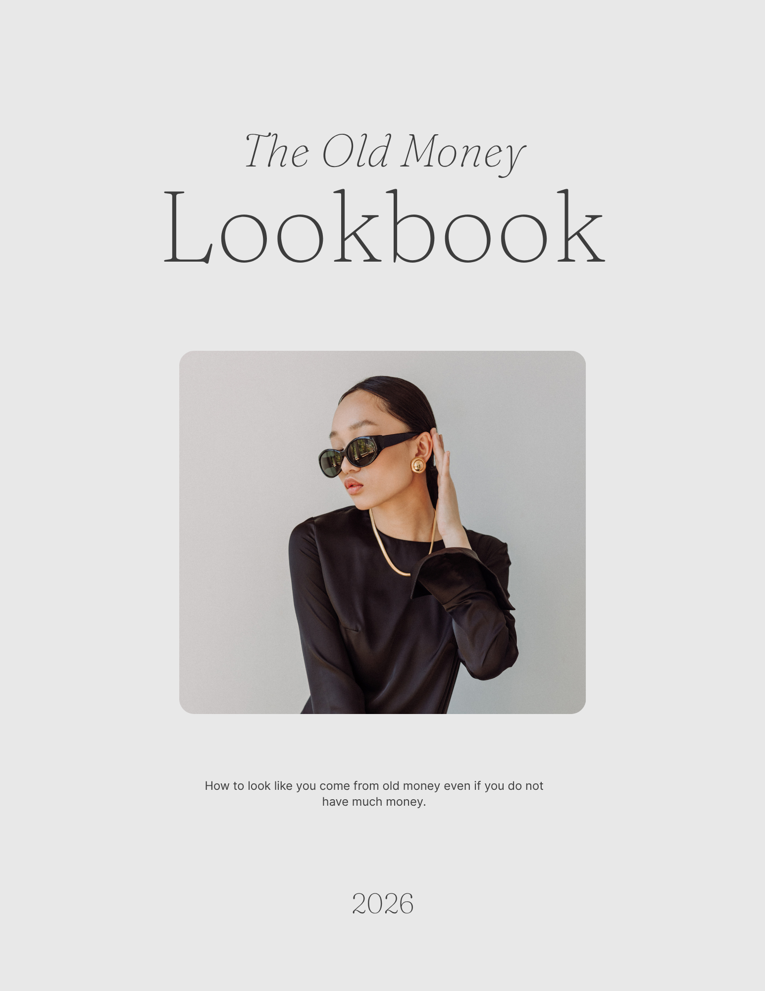 Old Money Lookbook