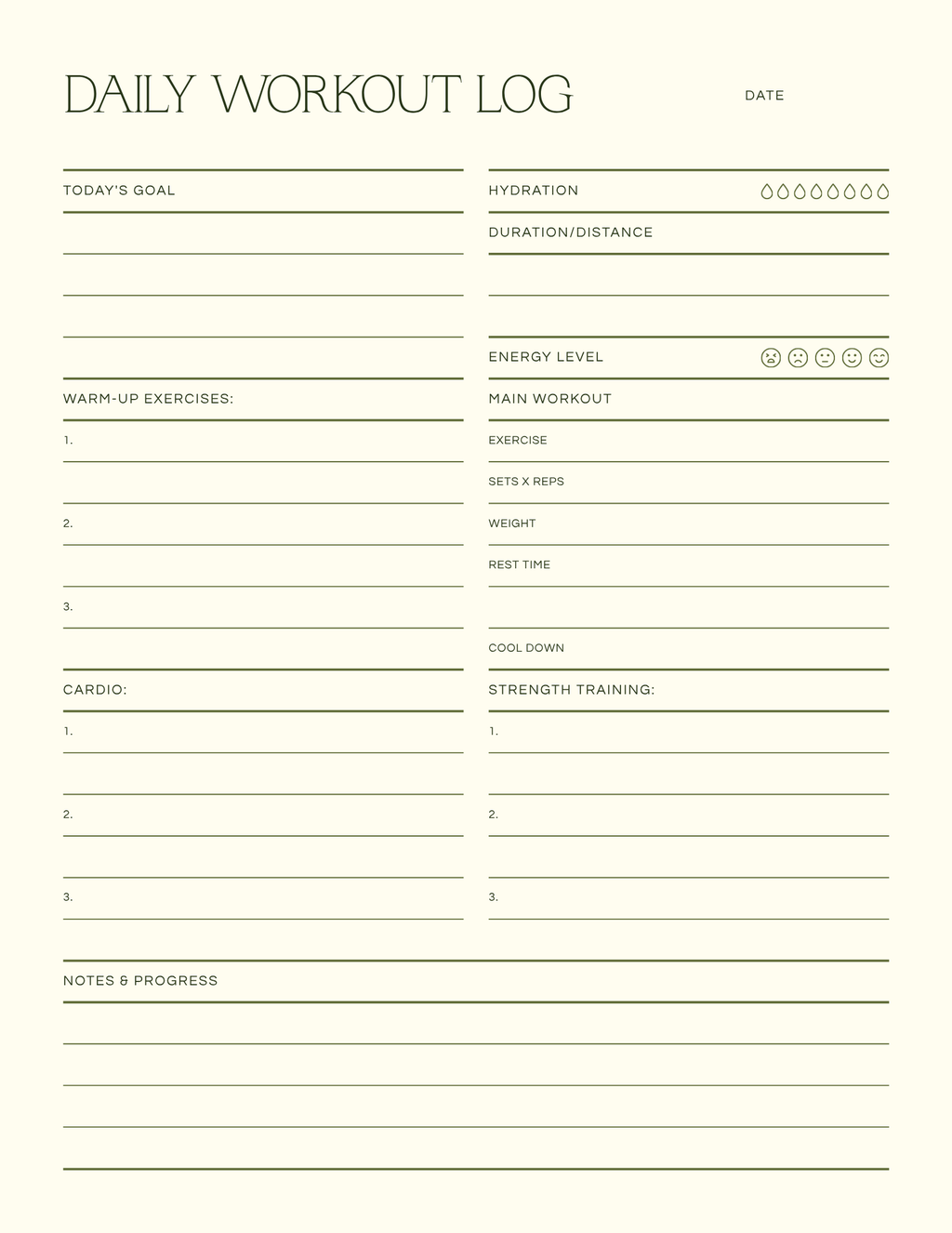 Wellness Journal