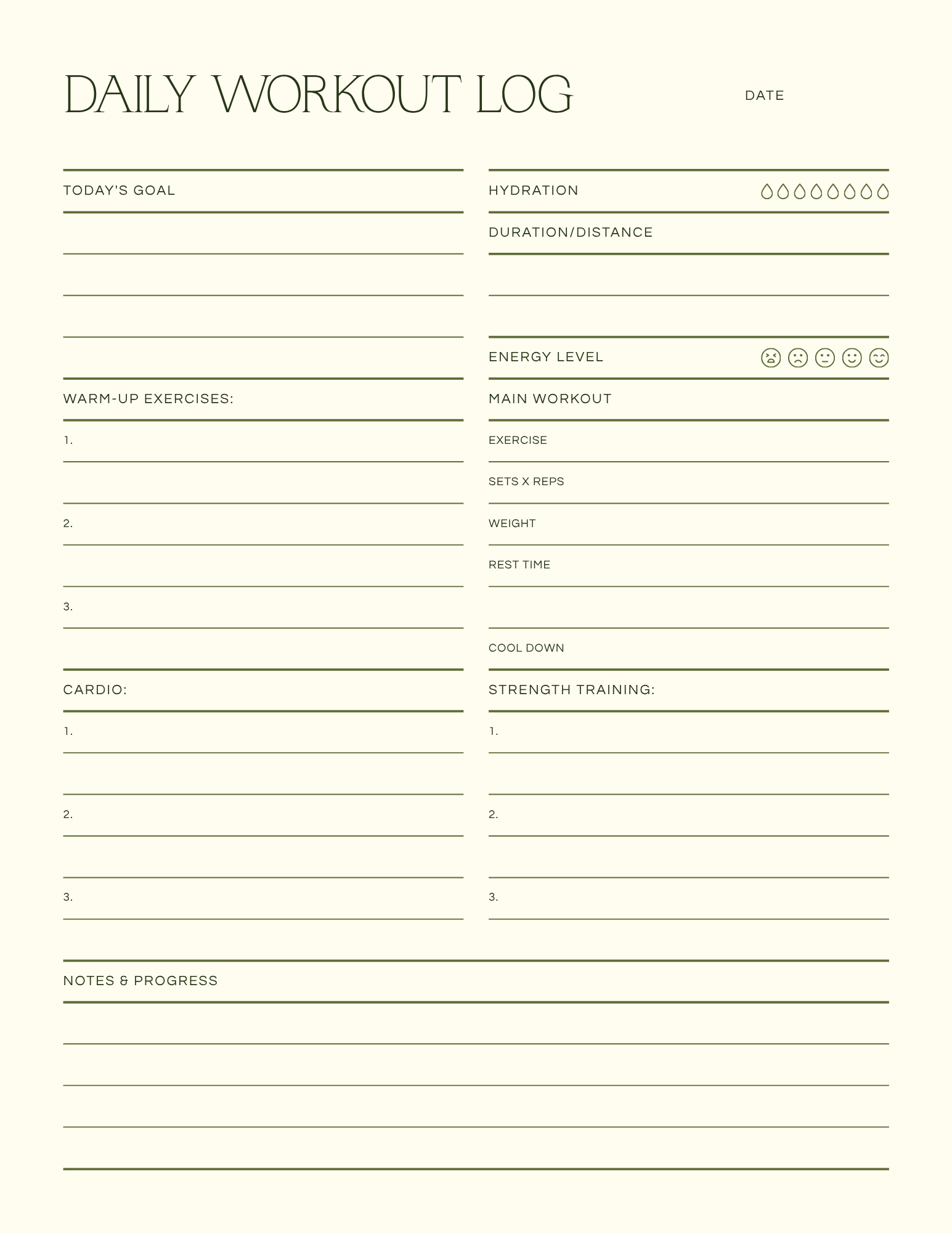Wellness Journal